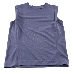 Athleta Sleeveless Lavender Tee Size Small Loose‎ Fit Knit